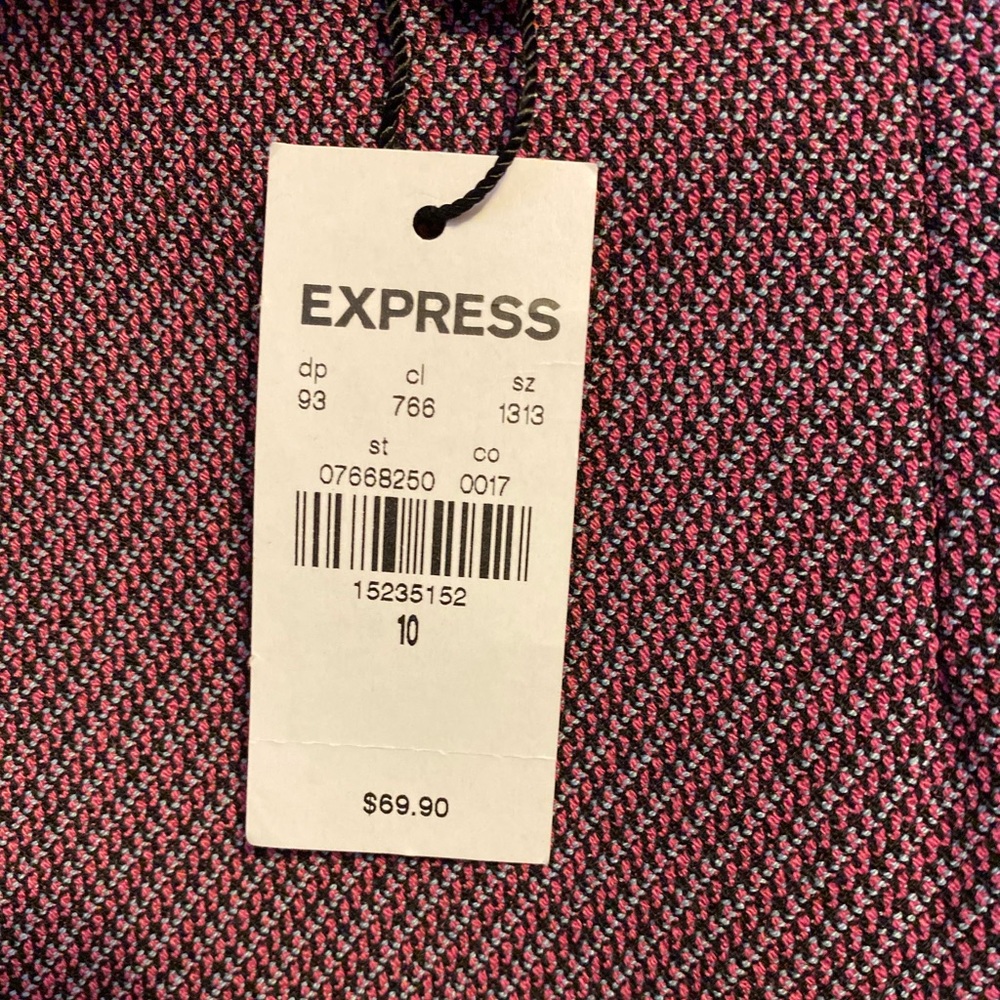 Express High Waisted Twill Seamed Pencil Skirt - Picture 7 of 7